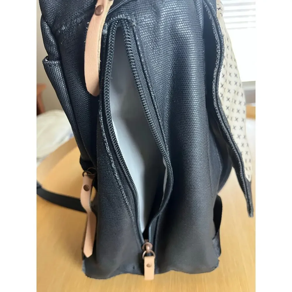 Petunia Pickle Bottom | Meta Backpack Matte Black Diaper Bag
